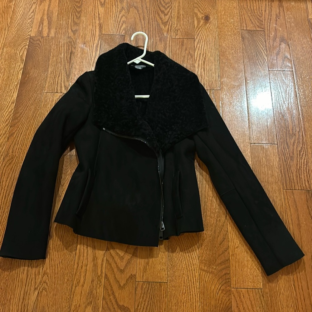 Vince Shearling Lamb Coat XS